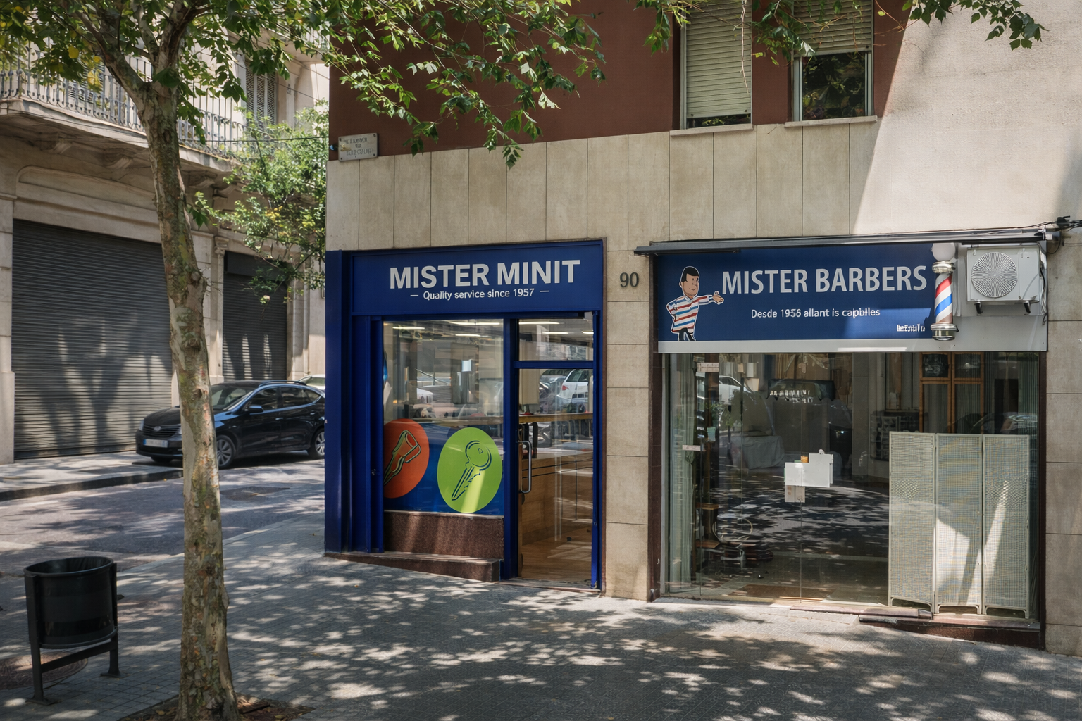 Fachada de Mister Barbers Santaló